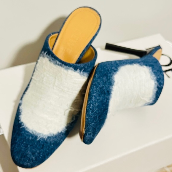 NWT Loewe Ripped Denim Mule 37 - Picture 3 of 12